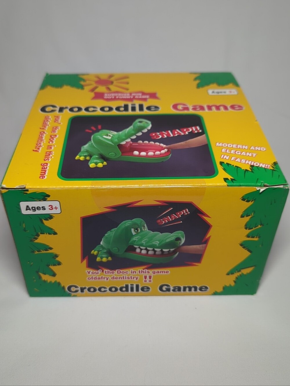Upgraded Crocodile Teeth Dentist Game For Kids, Alligator Push Teeth Down Game